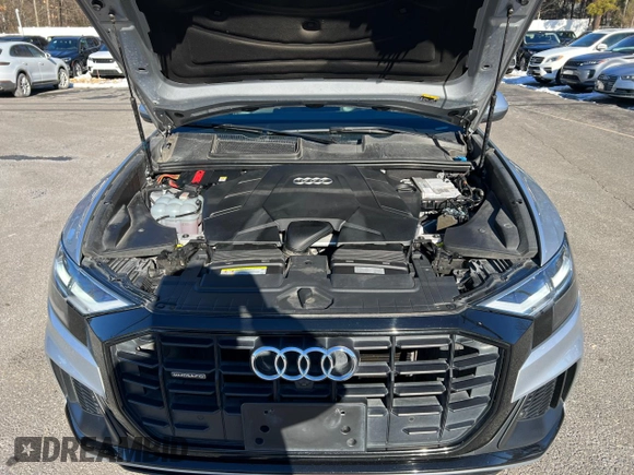2019 Audi Q8 Premium Plus with VIN WA1EVAF14KD017080, listed as a Copart auction lot 43855065 with 102,846 mi miles and Clean Title. Bid and sale history available at carsss.com. Image 8.
