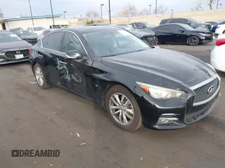 2015 Infiniti Q50 Premium z VIN JN1BV7AP9FM342033, wystawiony jako IAAI lot #41241687 z przebiegiem 183 887 mil mil oraz . Historia ofert i sprzedaży dostępna na DreamBid. Obrazek 1.