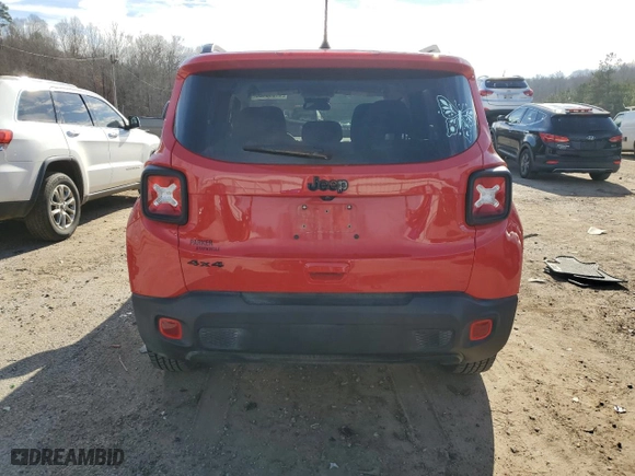 2023 Jeep Renegade Upland with VIN ZACNJDB1XPPP38812, listed as a Copart auction lot 41519485 with 10,434 mi miles and Salvage Title. Bid and sale history available at carsss.com. Image 6.