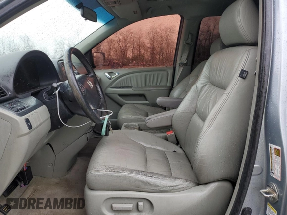 2007 Honda Odyssey EX-L with VIN 5FNRL38607B011150, listed as a Copart auction lot 51811195 with 218,189 mi miles and Salvage Title. Bid and sale history available at carsss.com. Image 7.