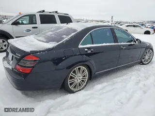 2009 Mercedes-Benz S-Class 5.5L V8 with VIN WDDNG86X79A258534, listed as a Copart auction lot 41706985 with 231,098 mi miles and Salvage Title. Bid and sale history available at carsss.com. Image 3.