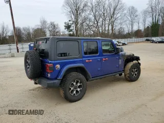 2020 Jeep Wrangler Unlimited Recon with VIN 1C4HJXFN4LW178832, listed as a Copart auction lot 71918762 with Not provided miles and Salvage title. Bid and sale history available at DreamBid. Image 3.