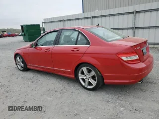 2011 Mercedes-Benz C with VIN WDDGF5EBXBR158693, listed as a Copart auction lot 51616425 with 123,994 mi miles and Salvage Title. Bid and sale history available at carsss.com. Image 2.