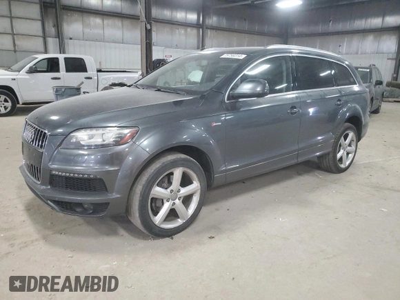 2011 Audi Q7 S line with VIN WA1DGAFE7BD010360, listed as a Copart auction lot 75758314 with 192,515 mi miles and Clean title. Bid and sale history available at DreamBid. Image 1.