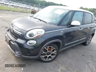 2014 FIAT 500L Trekking with VIN ZFBCFADH5EZ018176, listed as a IAAI auction lot 42680958 with 106,806 mi miles and . Bid and sale history available at DreamBid. Image 17.