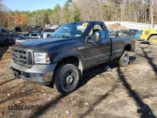 2005 Ford F-250 XL with VIN 1FTNF21575EC18747, listed as a Copart auction lot 78152474 with 52,950 mi miles and Salvage Title. Bid and sale history available at DreamBid. Image 1.