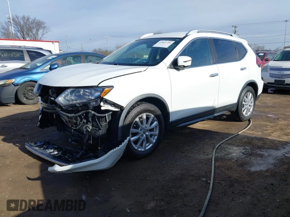 2017 Nissan Rogue SV with VIN KNMAT2MT7HP601954, listed as a IAAI auction lot 41865794 with 136,280 mi miles. Bid and sale history available at carsss.com. Image 18.