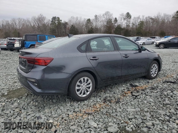 2021 Kia Forte LXS with VIN 3KPF24AD7ME393389, listed as a Copart auction lot 44128705 with 22,397 mi miles and Salvage title. Bid and sale history available at DreamBid. Image 3.