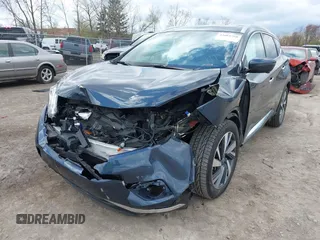 2018 Nissan Murano Platinum with VIN 5N1AZ2MH9JN192329, listed as a IAAI auction lot 42084760 with 58,936 mi miles and . Bid and sale history available at carsss.com. Image 17.