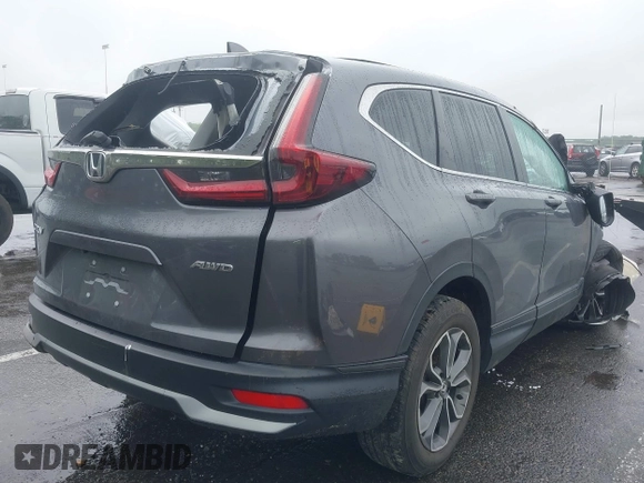 2021 Honda CR-V EX with VIN 2HKRW2H50MH645029, listed as a IAAI auction lot 42358024 with Not provided miles and . Bid and sale history available at DreamBid. Image 4.