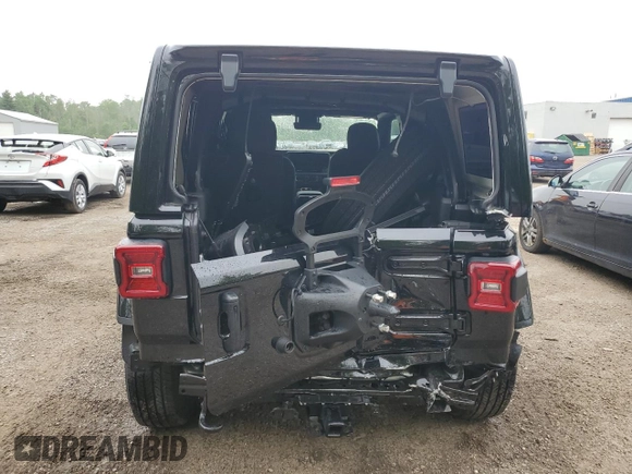 2024 Jeep Wrangler Sahara with VIN 1C4PJXEG5RW345092, listed as a Copart auction lot 59493845 with 669 mi miles and Clean title. Bid and sale history available at DreamBid. Image 6.