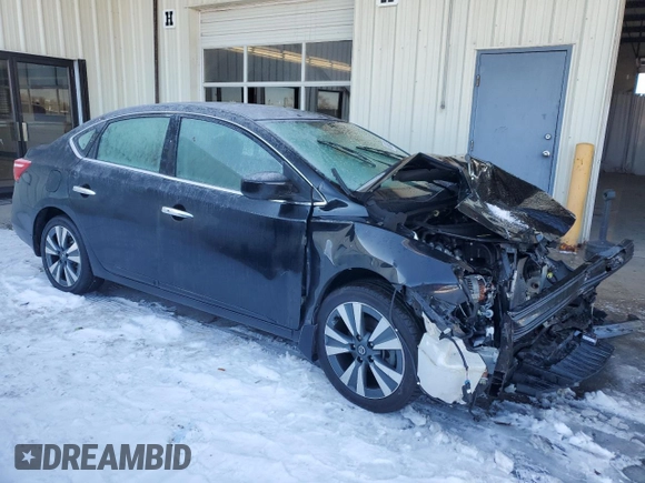 2019 Nissan Sentra SV with VIN 3N1AB7AP7KY265903, listed as a Copart auction lot 88638085 with Not Provided miles and Salvage Title. Bid and sale history available at carsss.com. Image 4.