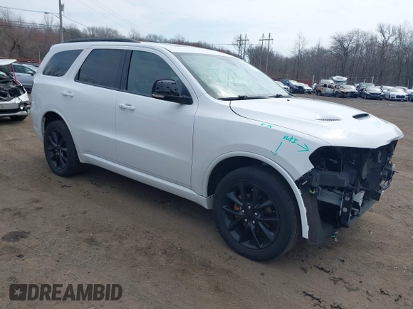 2018 Dodge Durango GT with VIN 1C4RDJDG4JC409238, listed as a IAAI auction lot 41876715 with 111,579 mi miles and . Bid and sale history available at DreamBid. Image 1.