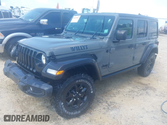 2020 Jeep Wrangler Unlimited Sport S с VIN 1C4HJXDG4LW325199, выставлен на аукционе IAAI как лот 42562063 с пробегом 18 350 миль миль и . История ставок и продаж доступна на DreamBid. Изображение 2.