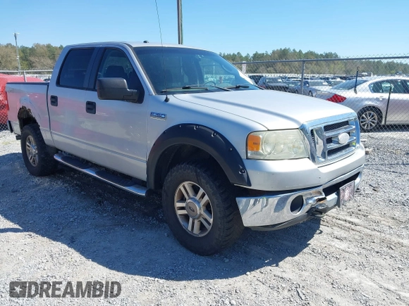 2008 Ford F-150 XLT with VIN 1FTPW14V38FA22141, listed as a IAAI auction lot 41833185 with 254,516 mi miles. Bid and sale history available at carsss.com. Image 1.
