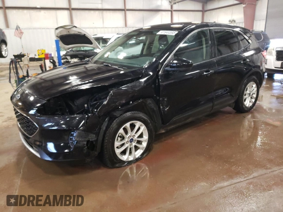 2020 Ford Escape SE with VIN 1FMCU9G61LUC64434, listed as a Copart auction lot 41644595 with 64,676 mi miles and Salvage Title. Bid and sale history available at carsss.com. Image 1.
