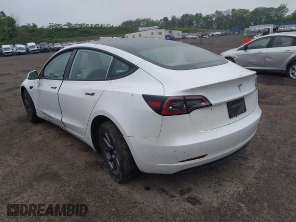 2023 Tesla Model 3 with VIN 5YJ3E1EA2PF626392, listed as a IAAI auction lot 42288413 with 25,605 mi miles and . Bid and sale history available at DreamBid. Image 3.