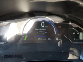 2018 Honda Clarity Plug-In Hybrid Touring with VIN JHMZC5F37JC019186, listed as a Copart auction lot 43803474 with 75,574 mi miles. Bid and sale history available at carsss.com. Image 9.