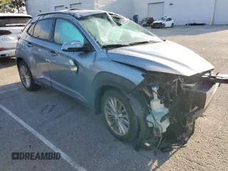 2019 Hyundai Kona SEL with VIN KM8K62AA9KU282690, listed as a Copart auction lot 51614825 with 0 mi miles and Salvage Title. Bid and sale history available at carsss.com. Image 4.