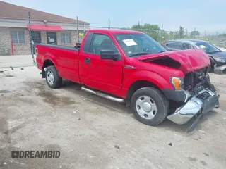2009 Ford F-150 XL with VIN 1FTRF12WX9KB25425, listed as a IAAI auction lot 42597123 with 109,060 mi miles and . Bid and sale history available at DreamBid. Image 1.