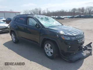 2022 Jeep Compass Latitude с VIN 3C4NJCBB6NT229649, выставлен на аукционе IAAI как лот 42110664 с пробегом 19 866 миль миль и . История ставок и продаж доступна на DreamBid. Изображение 1.