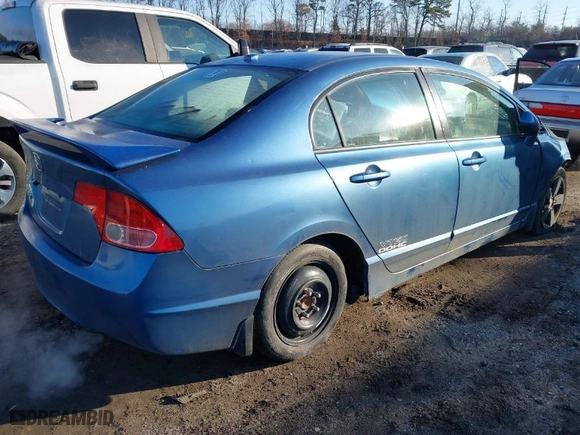 2008 Honda Civic Sdn EX-L with VIN 2HGFA16958H507844, listed as a IAAI auction lot 41641430 with 155,539 mi miles. Bid and sale history available at carsss.com. Image 4.