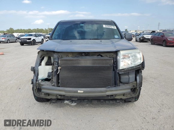 2012 Honda Pilot EX-L with VIN 5FNYF3H68CB034298, listed as a Copart auction lot 53504215 with 160,352 mi miles and Salvage title. Bid and sale history available at DreamBid. Image 5.