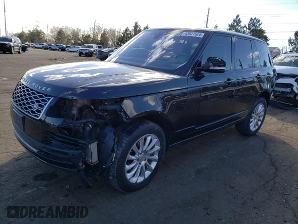 2018 Land Rover Range Rover HSE с VIN SALGS2RK6JA381835, выставлен на аукционе Copart как лот 43027624 с пробегом 57 603 миль миль и . История ставок и продаж доступна на DreamBid. Изображение 1.