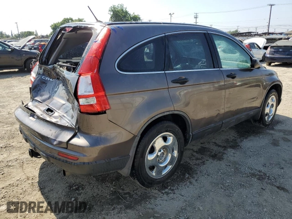 2010 Honda CR-V LX with VIN 5J6RE3H3XAL014202, listed as a Copart auction lot 62591285 with 166,706 mi miles and Salvage title. Bid and sale history available at DreamBid. Image 3.