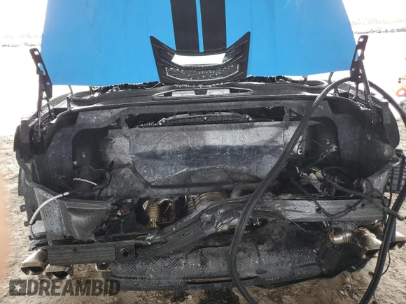 2022 Chevrolet Corvette 3LT with VIN 1G1YC3D47N5115044, listed as a Copart auction lot 46327655 with 4,641 mi miles and Salvage Title. Bid and sale history available at carsss.com. Image 6.