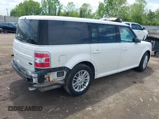 2013 Ford Flex SEL z VIN 2FMGK5C83DBD24521, wystawiony jako IAAI lot #42211607 z przebiegiem 95 735 mil mil oraz . Historia ofert i sprzedaży dostępna na DreamBid. Obrazek 4.