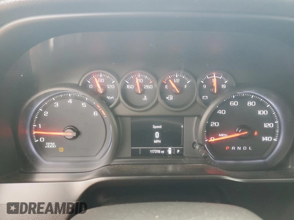 2020 Chevrolet Silverado 1500 Custom with VIN 3GCPWBEH8LG185048, listed as a Copart auction lot 55404675 with 117,318 mi miles and Clean Title. Bid and sale history available at carsss.com. Image 9.