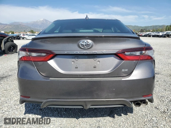 2022 Toyota Camry SE with VIN 4T1G11AK4NU684242, listed as a Copart auction lot 52461515 with 53,933 mi miles and Salvage Title. Bid and sale history available at DreamBid. Image 6.