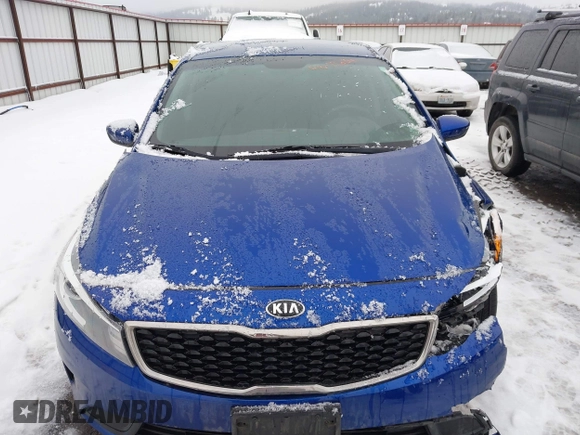 2017 Kia Forte LX with VIN 3KPFK4A7XHE057087, listed as a IAAI auction lot 41633624 with 82,829 mi miles. Bid and sale history available at carsss.com. Image 11.