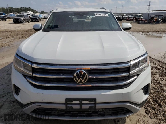 2021 Volkswagen Atlas SEL with VIN 1V2BE2CA5MC219484, listed as a Copart auction lot 80232434 with Not provided miles and Salvage title. Bid and sale history available at DreamBid. Image 5.