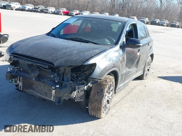2018 Mitsubishi Outlander Sport ES 2.0 with VIN JA4AR3AU5JU020388, listed as a IAAI auction lot 38733752 with 115,174 mi miles. Bid and sale history available at carsss.com. Image 2.