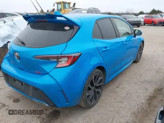 2019 Toyota Corolla Hatchback SE with VIN JTNK4RBEXK3033062, listed as a IAAI auction lot 41471618 with 195,001 mi miles. Bid and sale history available at carsss.com. Image 4.