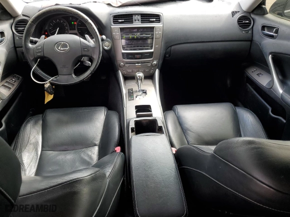 2009 Lexus IS 250 with VIN JTHBK262695105924, listed as a Copart auction lot 44342965 with 171,272 mi miles and Salvage Title. Bid and sale history available at carsss.com. Image 8.