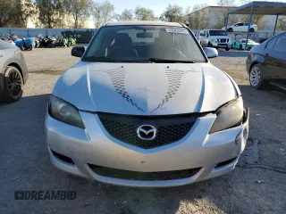 2004 Mazda 3 i with VIN JM1BK12F141168532, listed as a Copart auction lot 43964885 with 266,411 mi miles and Salvage Title. Bid and sale history available at DreamBid. Image 5.