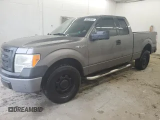 2010 Ford F-150 XL with VIN 1FTEX1CW0AFB44606, listed as a Copart auction lot 56570045 with 166,448 mi miles and Salvage title. Bid and sale history available at DreamBid. Image 1.