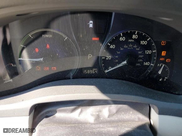 2012 Lexus RX 450h with VIN JTJZB1BA2C2408616, listed as a Copart auction lot 71363124 with 158,964 mi miles and Salvage Title. Bid and sale history available at carsss.com. Image 9.
