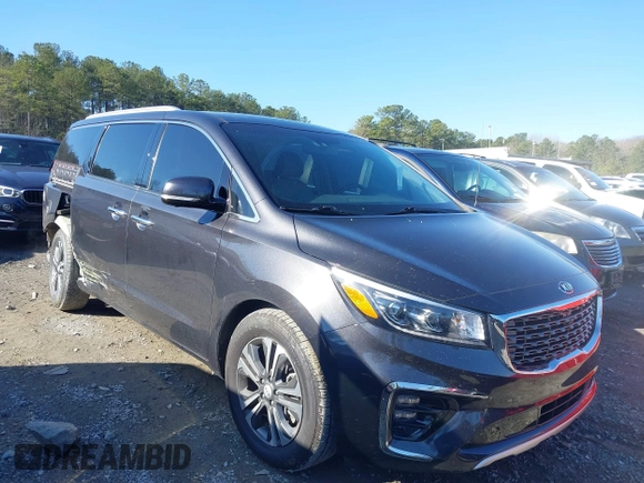 2020 Kia Sedona EX with VIN KNDMC5C19L6617750, listed as a IAAI auction lot 41772439 with 59,635 mi miles. Bid and sale history available at carsss.com. Image 13.