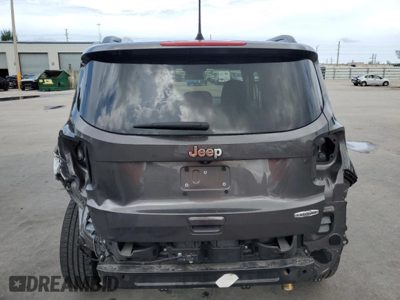 2021 Jeep Renegade Latitude with VIN ZACNJCBB7MPM36750, listed as a Copart auction lot 64762705 with 62,090 mi miles and Salvage title. Bid and sale history available at DreamBid. Image 6.
