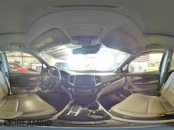 2020 Honda Ridgeline RTL-E with VIN 5FPYK3F71LB016725, listed as a Copart auction lot 60541485 with 66,840 mi miles and Salvage title. Bid and sale history available at DreamBid. Image 14.