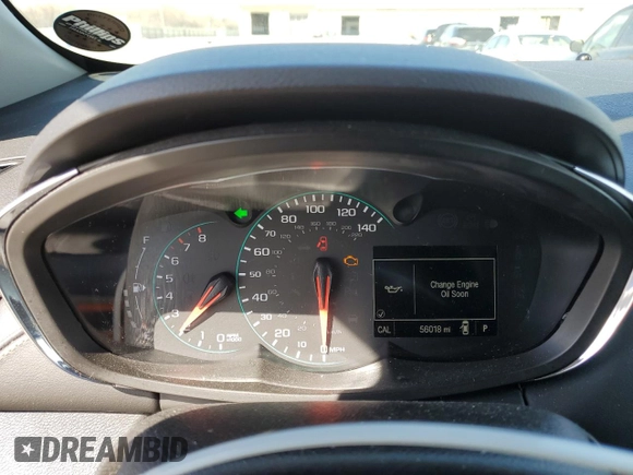 2017 Chevrolet Trax LS with VIN 3GNCJKSB9HL189435, listed as a Copart auction lot 50135165 with 56,018 mi miles and Salvage Title. Bid and sale history available at carsss.com. Image 9.
