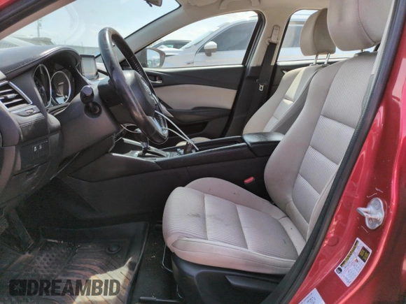 2016 Mazda 6 i Sport with VIN JM1GJ1U52G1410942, listed as a Copart auction lot 51810155 with 163,488 mi miles and Salvage Title. Bid and sale history available at DreamBid. Image 7.