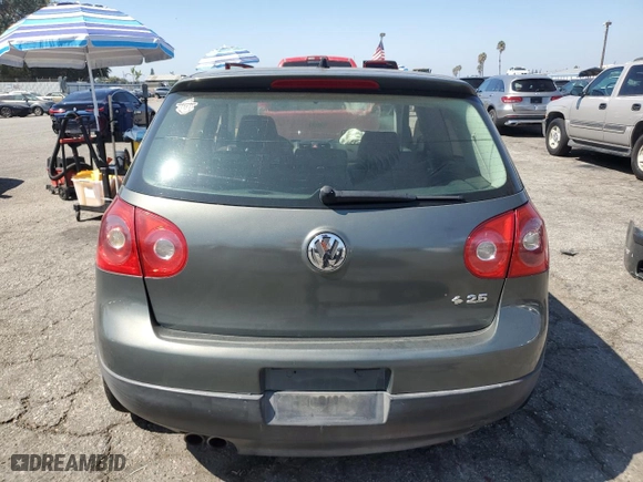 2008 Volkswagen Rabbit S with VIN WVWBB71K88W249697, listed as a Copart auction lot 77657984 with 181,202 mi miles and Salvage Title. Bid and sale history available at carsss.com. Image 6.
