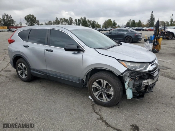 2017 Honda CR-V LX with VIN 2HKRW5H38HH401540, listed as a Copart auction lot 53505555 with 64,013 mi miles and Salvage Title. Bid and sale history available at carsss.com. Image 4.
