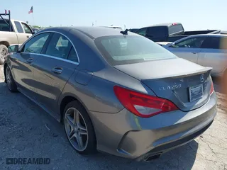 2015 Mercedes-Benz CLA-Class CLA 250 with VIN WDDSJ4EB0FN201454, listed as a IAAI auction lot 41983882 with 180,368 mi miles. Bid and sale history available at carsss.com. Image 4.