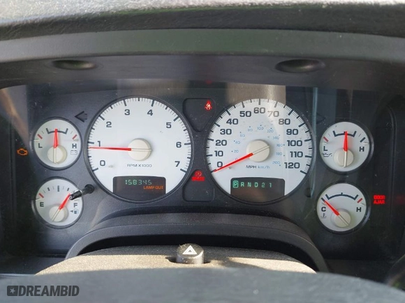 2003 Dodge Ram 1500 ST with VIN 1D7HU18D93S346244, listed as a IAAI auction lot 41998278 with 158,345 mi miles. Bid and sale history available at carsss.com. Image 7.
